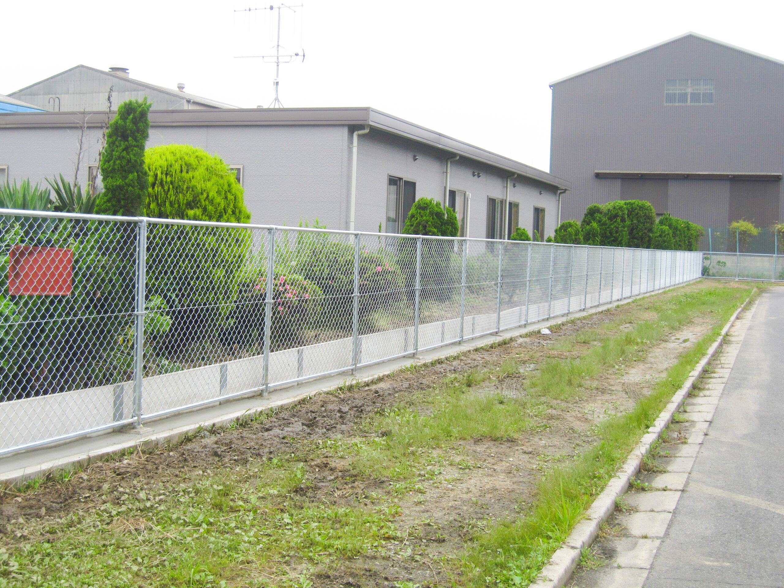 ネットフェンス設置